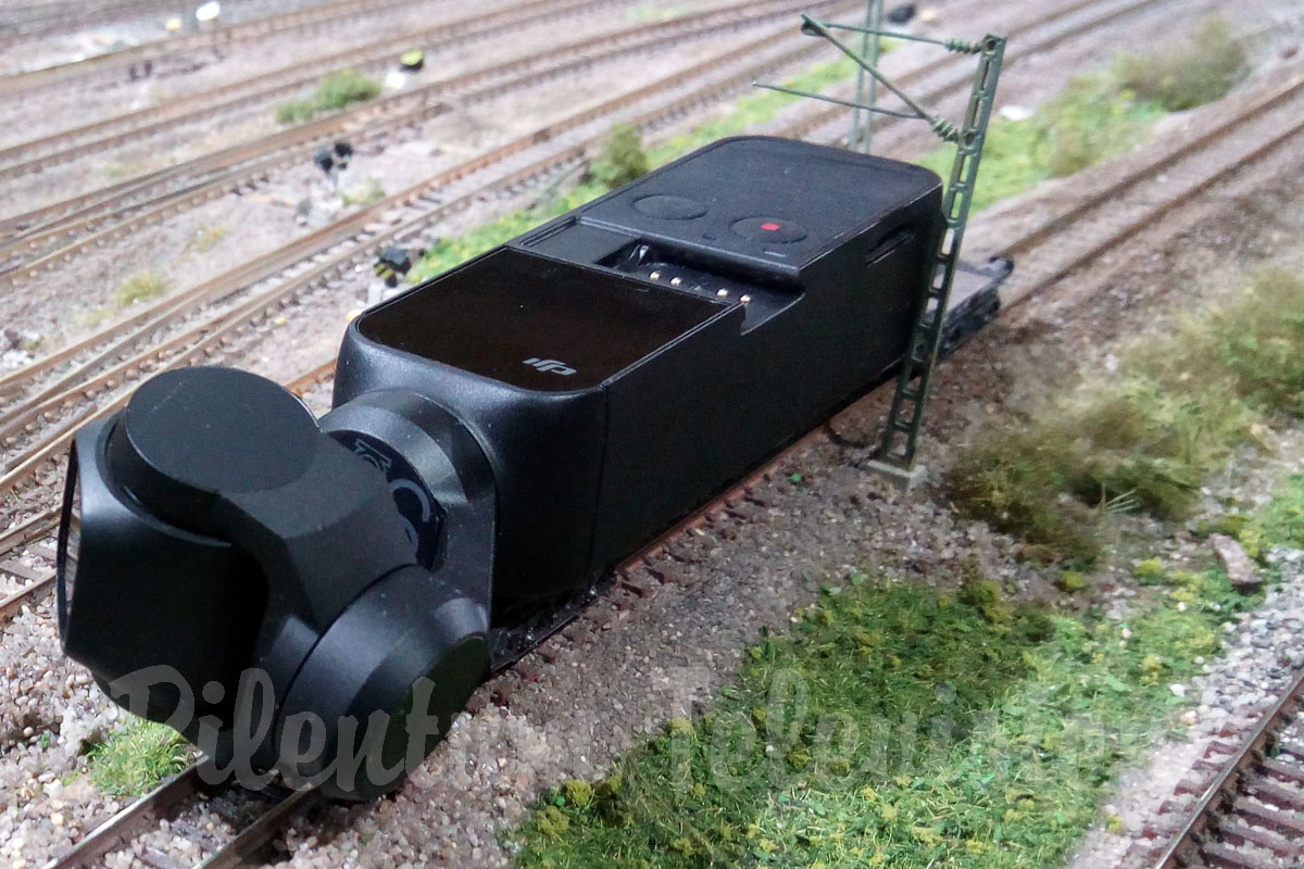 DJI OSMO Pocket Camera for model railroading