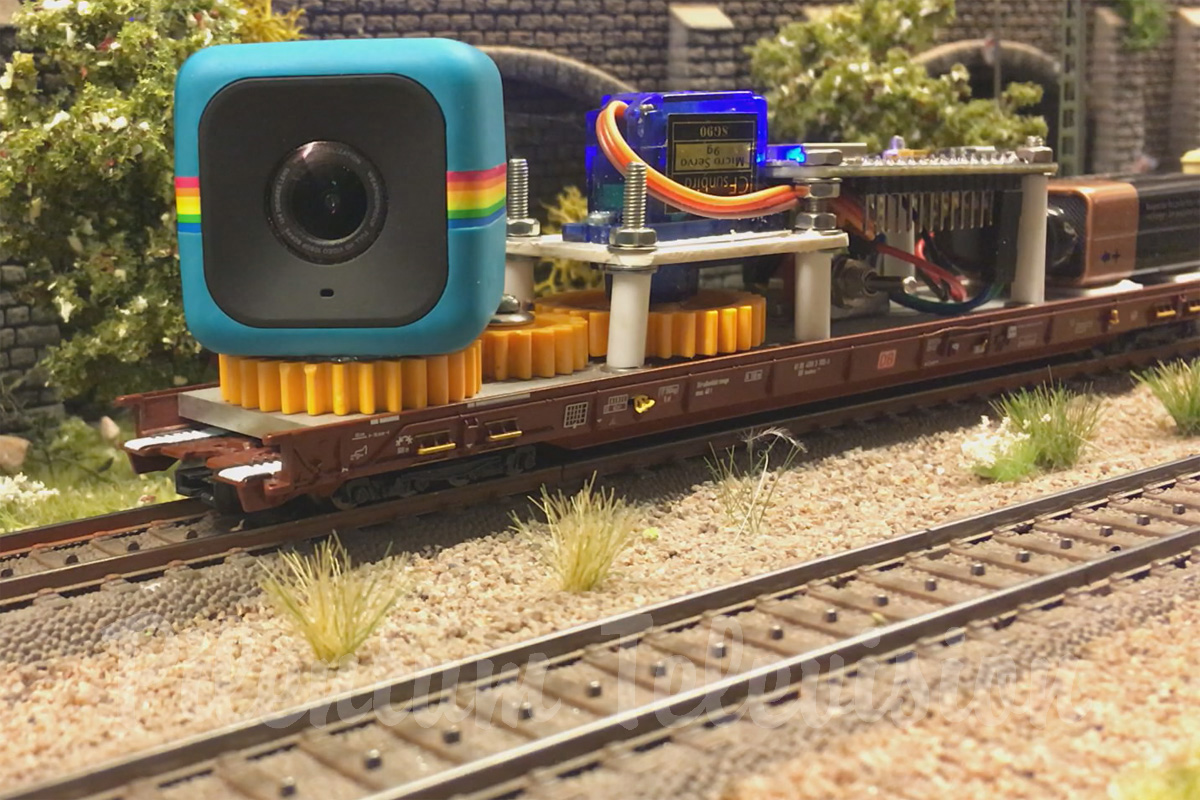 Polaroid Cube Camera for model rail videos by Jens Krogsgaard