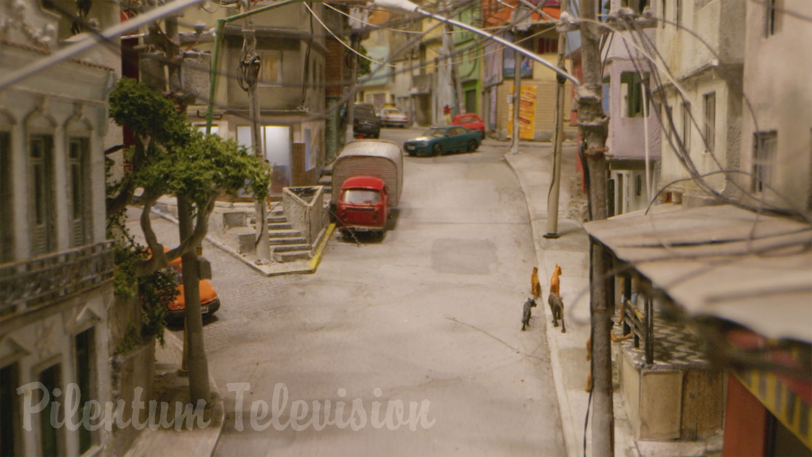 Maquete de trem do Rio de Janeiro - Model train diorama and model railway scenery of Brazil