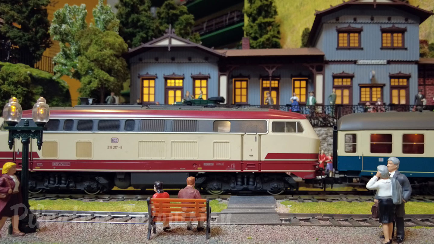Steam Trains and Steam Locomotives on Arnold’s 1/32 Scale Model Railroad Layout