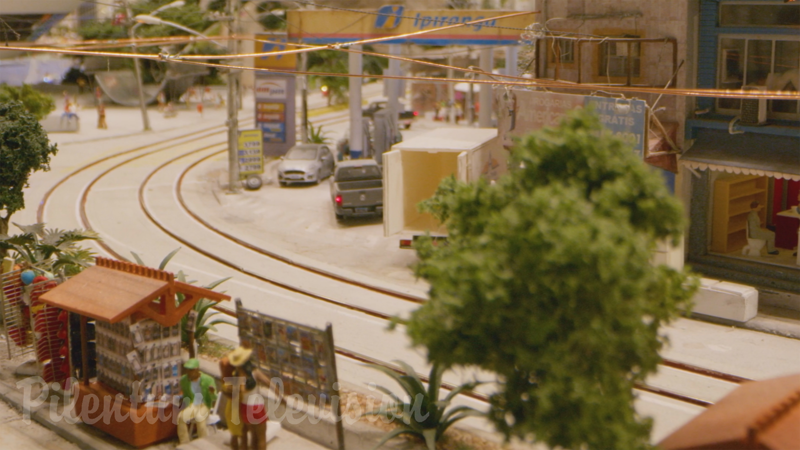 Maquete de trem do Rio de Janeiro - Model train diorama and model railway scenery of Brazil