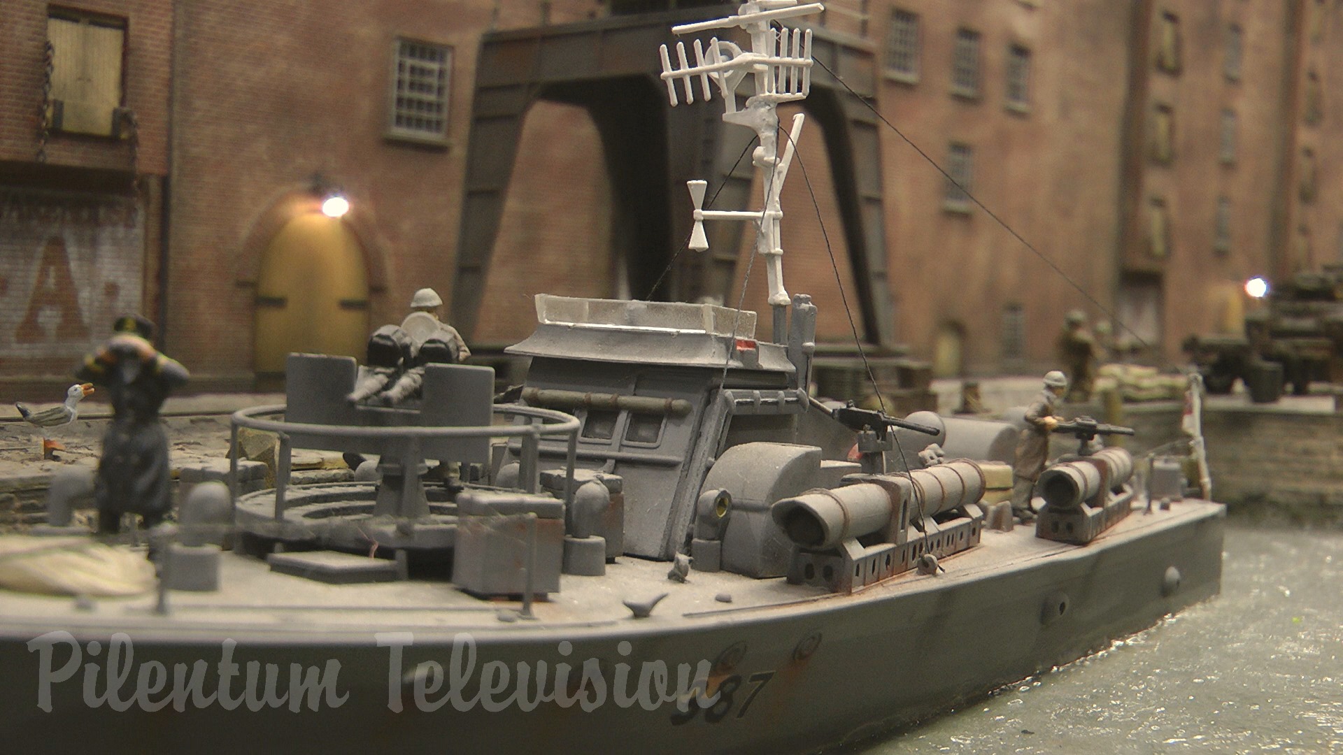 Military Model Trains, Torpedo Boats and Tanks: The Second World War Dockside Diorama “Operation Abyss” by James Styles