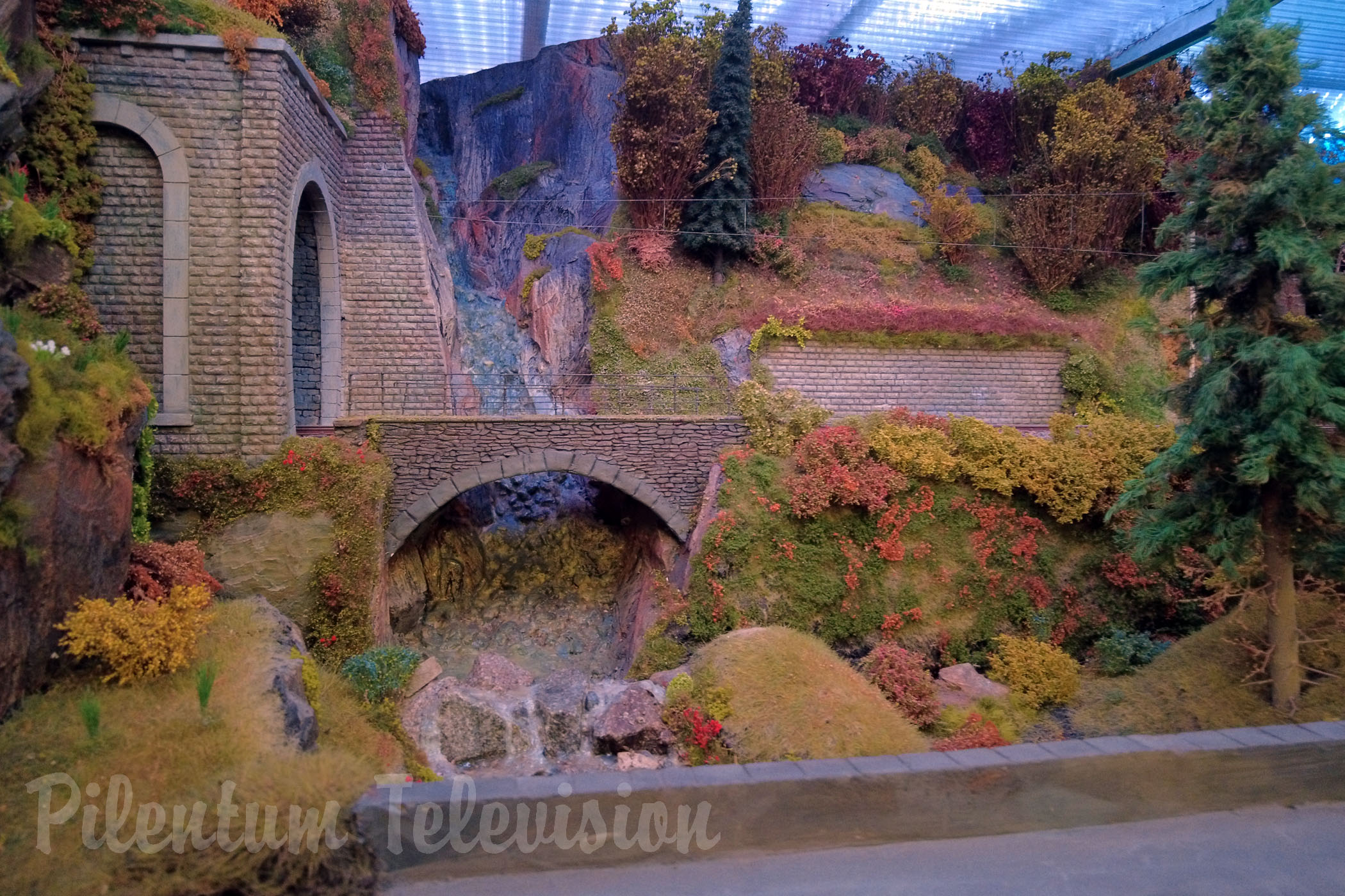 The brand new model railroad layout in gauge 1 (1/32 scale trains) by Leuvense Spooreen Vrienden