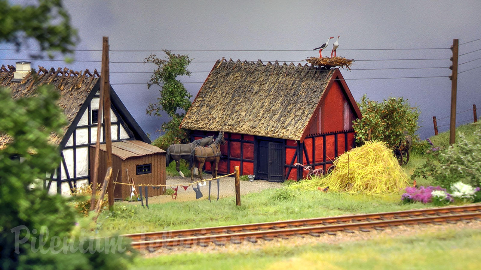 Odsherreds Modeljernbane Denmark - A colourful and detailed model railway in HO scale
