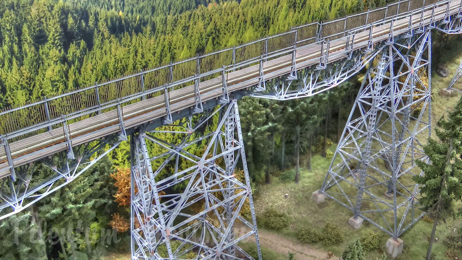 The Old Steel Bridge for Narrow Gauge Railways in Saxony