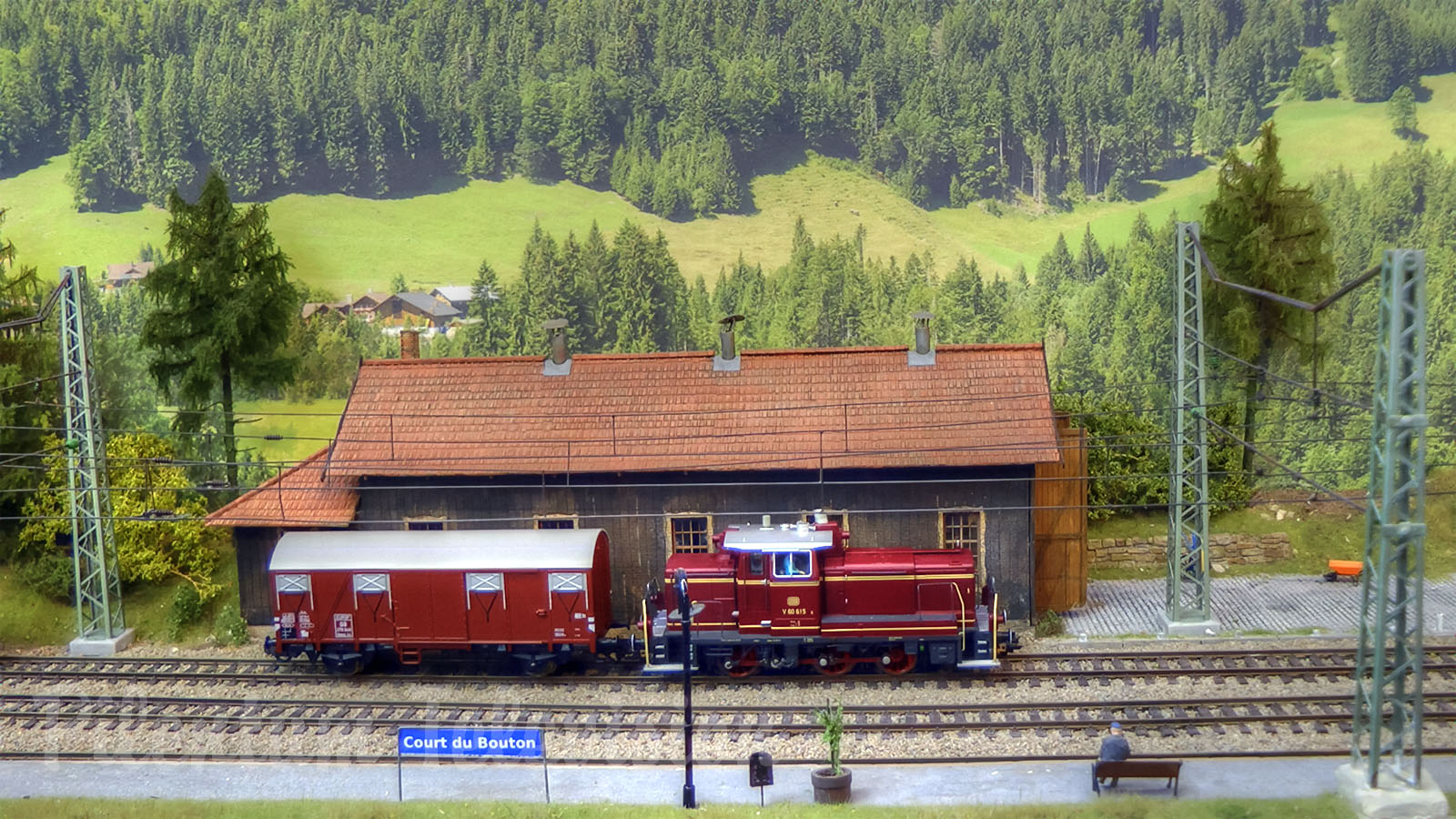 Swiss Model Railroads - HO Scale Layout Court du Bouton by Rob de Vleeschhouwer and Wim Wijnhoud